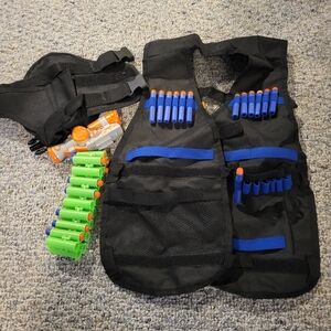 Soft Dart Tactical Vest & Accessories Belt Soft‎ Dart Holder Scope